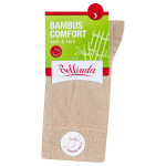 Dámské bambusové ponožky BAMBUS model 15437067 COMFORT SOCKS béžová Bellinda Velikost: