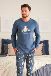 PÁNSKE PYŽAMO PMB.4329 J/25 DEEP-BLUE M