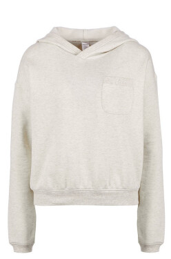 Dámska mikina s kapucňou QS5612E-SZH béžová - Calvin Klein XS tělová
