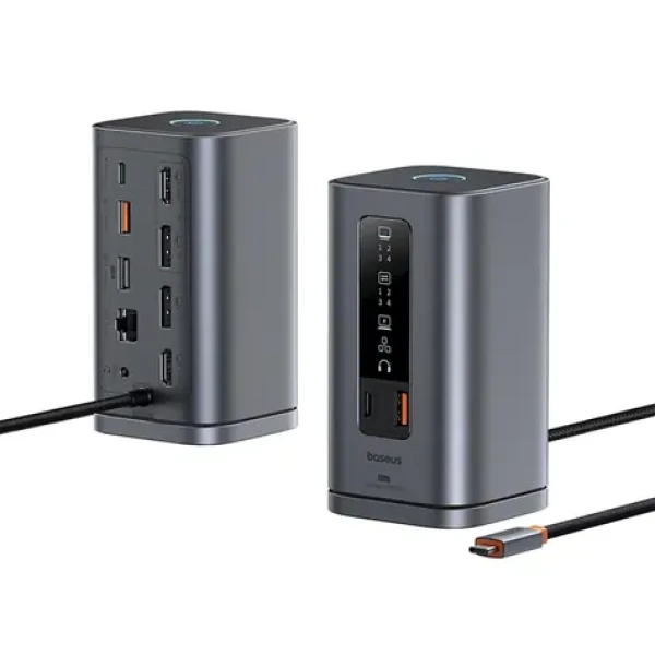 Baseus Spacemate RD-1 11v1 / Dokovacia stanica / 2x HDMI 4K / 2x DP 4K / PD 100W / RJ-45 (B0112701)