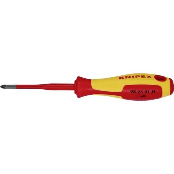 Knipex Pozidriv® 98 25 01 SL VDE krížový skrutkovač PZ 1 Dĺžka drieku: 80 mm; 98 25 01 SL