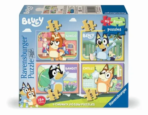 Ravensburger Moje prvé puzzle Bluey 2/3/4/5 dielikov