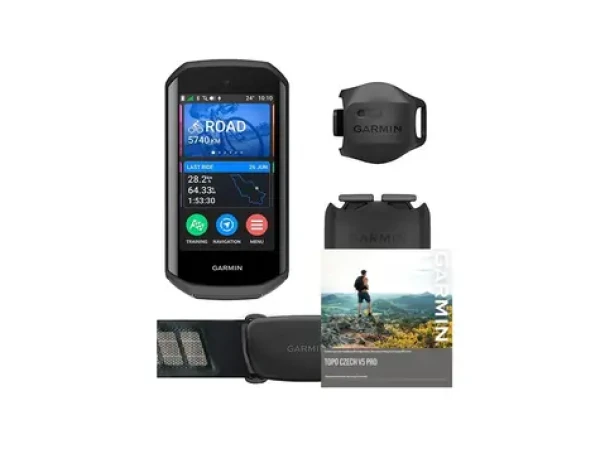 Garmin Edge 1050 Bundle / Cyklopočítač / 3.5" LCD / 480 x 800 px / GPS / Bluetooth / ANT+ / Wi-Fi / IPX7 (010-02890-21)