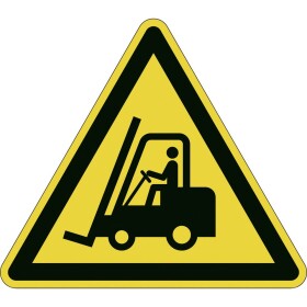 Durable 173404 Symbol -Výstraha pre priemyselné vozíky- žltá, čierna 1 ks; 173404