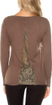 Trendy Koucla pulli LONDON with lace Einheitsgroesse