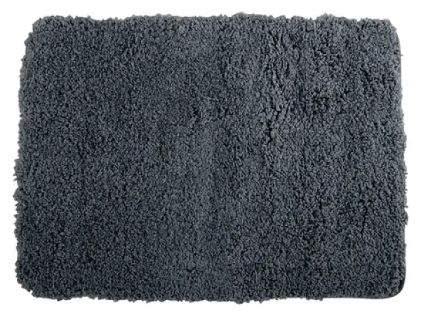 MSV MICROFIBER tmavo šedá / Kúpeľňová predložka / 50 x 70 cm / mikrovlákno / protišmyková