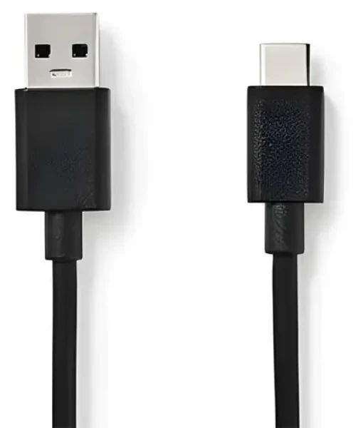 Nedis USB-C - USB-A kábel čierna / Kábel USB / USB 3.0 / 1 m (CCGB61600BK10)