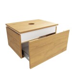 Kúpeľňová skrinka s krycou doskou SAT Feel 60x30x46 cm medový dub mat SATFEEL60DMD SATFEEL60DMD