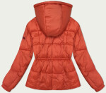 Dámska zimná prešívaná bunda (15200) koralová - Goodlooking M