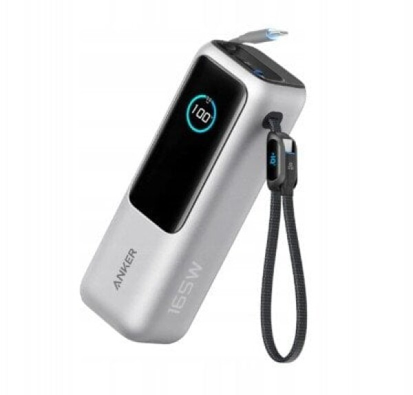 Anker Anker Zolo Powerbank | A1695H11 | 25000 mAh | Built-In USB-C and Retractable Cable) | Pilkas