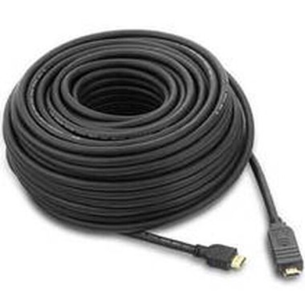 PremiumCord HDMI High Speed with Ether. kábel so zosilňovačom, 15m, AWG26, 3x tienenie, M/M, pozlátené konektory, čierny (kphdmer15)