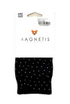 Ponožky Magnetis Kropki Lycra 20 den černá Univerzální
