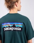 Patagonia M's P-6 Logo Responsibili-Tee Cascade Green S