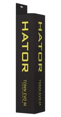 Hator Tonn EVO M žltá / Herná podložka pod myš / 360 x 300 mm / 4 mm (HTP-024)