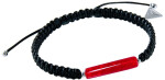 Lampglas Úchvatný partnerský náramok Shamballa Red Line s 24 karátovým zlatom v perle Lampglas BSHX7