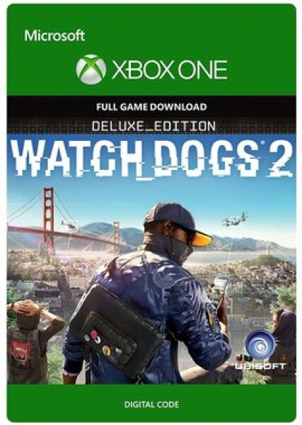 XONE Watch Dogs 2 Deluxe / Elektronická licencia / Akčné / Angličtina / od 18 rokov / Hra pre Xbox One (G3Q-00178)