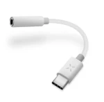 FIXED Link redukcia pre pripojenie slúchadiel z USB-C na 3.5mm jack s DAC chipom biela / podpora OS Android (FIXL-CJD-WH)