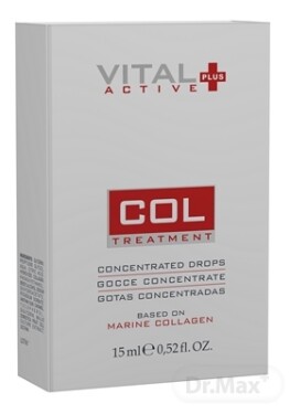 VITAL Plus active COL kvapky s morským kolagénom 15 ml