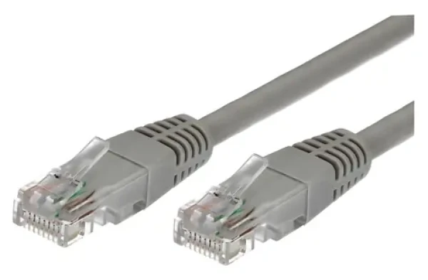 UTP patch kábel RJ45 1m šedý, balenie 10 ks / Patch kábel / UTP / Cat.5e (AKTBXKS5U100G10)