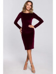 Dámske šaty M565 - Moe XXL vínová