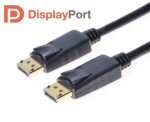 PremiumCord DisplayPort 1.2 4K prípojný kábel MM pozlátené konektory 0.5m (kport4-005)