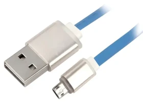 NetX Kábel Micro USB - USB-A modrý / Kábel / Nabíjanie a synchronizácia / Obojstranné konektory (KABNTX1005)