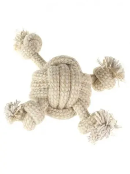 AnimALL Hračka Jutovo-bavlnená lopta so 4 uzlami 15 cm (110314)