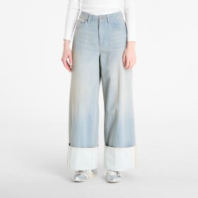 Kalhoty adidas Vintage Wide Leg Jeans Light Denim/ Off White W30/L30