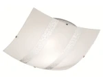 Stropné osvetlenie Nikosia 40 cm, biele/strieborné%
