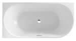 AQUALINE - TIBERA L rohová stojaca vaňa 170x80cm, biela E1026