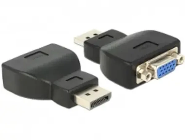 DeLock adaptér Displayport 1.1 samec gt; VGA samica / čierny (65567)
