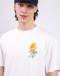 Thinking MU Crayon Flower Aaron Tee WHITE L