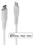 Lindy 2m biela / Dátový kábel / USB-C (M) - Lightning (M) / USB 2.0 / MFi certifikácia (31317)