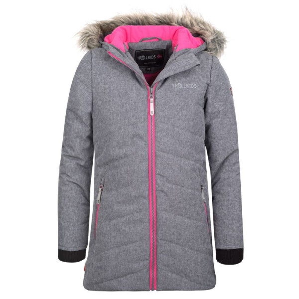 Trollkids Dievčenská zateplená bunda Lifjell Jacket Jr 133-609 164