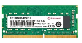 Transcend 8GB (1x8GB) 3200MHz / DDR4 / SO-DIMM / CL22 / 1.2V / 1Rx8 (TS1GSH64V2B1)