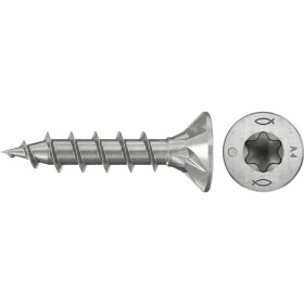 Fischer 574148 skrutky do drevotriesky 4 mm 30 mm TX Nerezová oceľ 200 ks; 574148