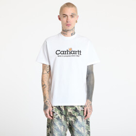 Tričko Carhartt WIP S/S Label Script T-Shirt UNISEX White S