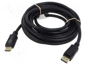 Goobay DisplayPort 2.0/2.1 5m čierna / Kábel / 8K/120Hz / 40 Gbit/s / HDCP 2.2 (74750)