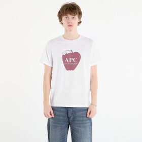 Tričko A.P.C. Short-Sleeved Apple T-Shirt White XXL