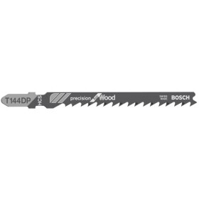 Bosch Accessories 2608633A42 Jigsaw blade T 144 DP Precision for Wood 100 ks; 2608633A42