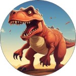 Jedlý papier tyranosaurus Rex 19,5 cm - Pictu Hap - Pictu Hap