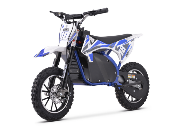 Mamido Elektrická motorka Cross Trail King 800W 36V modrá