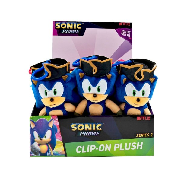 Sonic figúrka - prívesok plyšový (SON7204)
