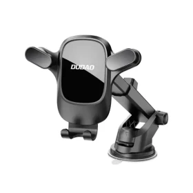 Dudao F5PRO+ čierna / Držiak telefónu do auta / Prísavka