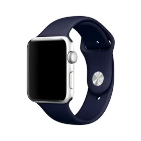 Mercury Silikónový remienok Apple Watch 42/44/45 mm tmavo modrá / Remienok / Silikón