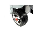 Mamido Detská elektrická motorka strieborná