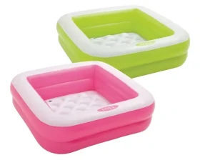INTEX Detský bazén Play Box 57100 / Nafukovací / 85 × 85 × 23 cm / 2 komory / od 1 roka (T00830132)