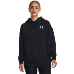 Mikina Under Armour Icon Fleece OS Hoodie Black/ White L