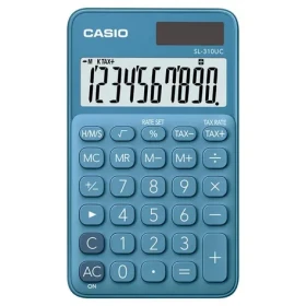 CASIO SL 310 UC BU modrá / Kalkulačka / desaťmiestna / duálne napájanie (SL 310 UC BU)