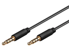 PremiumCord Jack 3,5 mm 4 pin M/M / Audio kábel / 0,5 m (kjack4mm05)